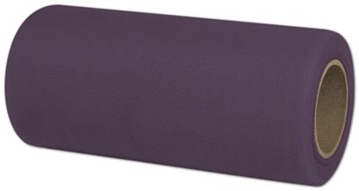 Tulle Eggplant Ribbon, 6' x 25 Yds - Gifts Baskets Wholesale Supplies Shop