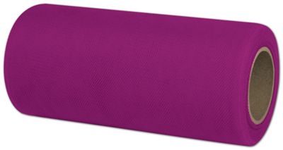 Tulle Fuchsia Ribbon, 6' x 25 Yds - Gifts Baskets Wholesale Supplies Shop