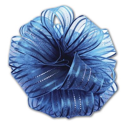 Royal Blue Fasbos 2' Bows, 3/8' x 27 Yds - Gifts Baskets Wholesale Supplies Shop