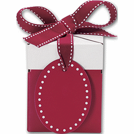 Ruby Red Giftalicious Pop-Up Boxes, 3 x 3 x 3 1/2