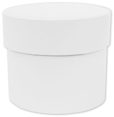White Mod Boxes, 5 x 4 1/4' - Gifts Baskets Wholesale Supplies Shop