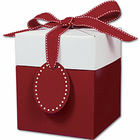Ruby Red Giftalicious Pop-Up Boxes, 5 x 5 x 6