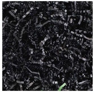 Black Crinkle Cut Fill - Gifts Baskets Wholesale Supplies Shop