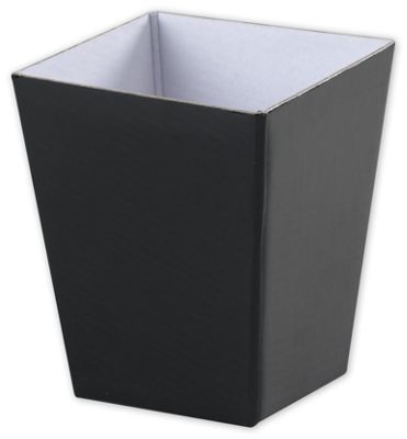 Black Gloss Sweet Treat Gift Boxes, 4 x 3 3/4 x 4 1/2 - Gifts Baskets Wholesale Supplies Shop