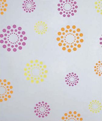 Blooming Dots Polypropylene Film Rolls, 30 x 100