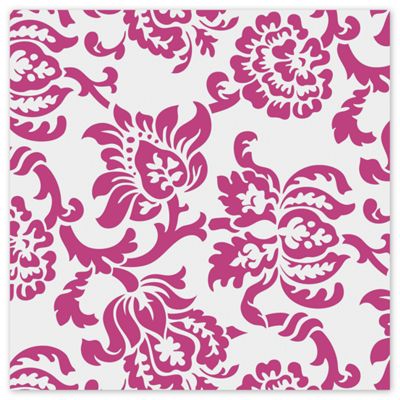 Hot Pink Damask Polypropylene Film Rolls, 30' x 100' - Gifts Baskets Wholesale Supplies Shop