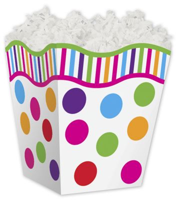 Gumballs Sweet Treat Boxes, 4 x 3 3/4  x 4 1/2' - Gifts Baskets Wholesale Supplies Shop