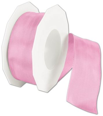 Wire-Edge Lyon Summer Pink Ribbon, 1 1/2' x 27 Yds - Gifts Baskets Wholesale Supplies Shop