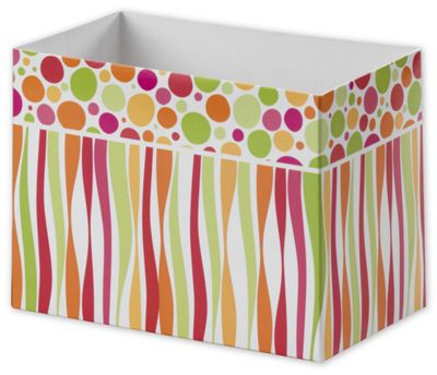 Citrus Wave Gift Basket Boxes, 6 3/4 x 4 x 5' - Gifts Baskets Wholesale Supplies Shop