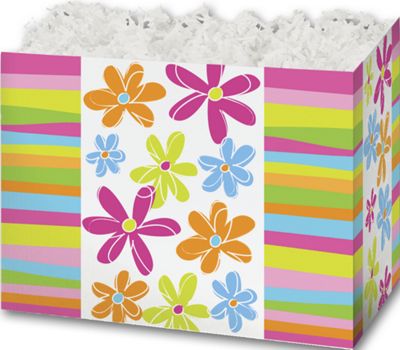 Citrus Blossoms Gift Basket Boxes, 6 3/4 x 4 x 5' - Gifts Baskets Wholesale Supplies Shop