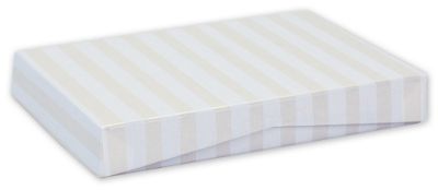Pearl Stripe Pop-Up Gift Card Boxes, 4 5/8 x 3 3/8 x 5/8' - Gifts Baskets Wholesale Supplies Shop