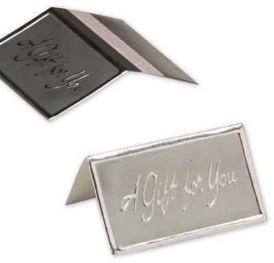 Silver Gift Enclosure Cards, A Gift For You