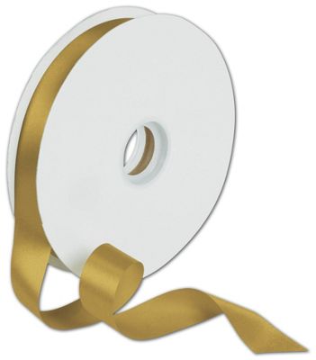 Dyna Antique Gold Satin Ribbon, 7/8' x 100 Yds - Gifts Baskets Wholesale Supplies Shop