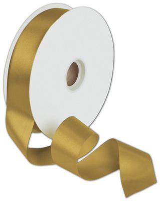 Dyna Antique Gold Satin Ribbon, 13/8' x 100 Yds - Gifts Baskets Wholesale Supplies Shop