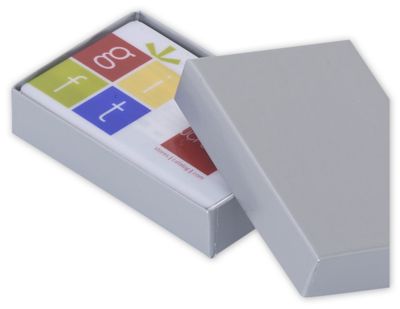 Silver Gift Card Boxes, 3 1/2 x 2 1/4 x 3/4' - Gifts Baskets Wholesale Supplies Shop