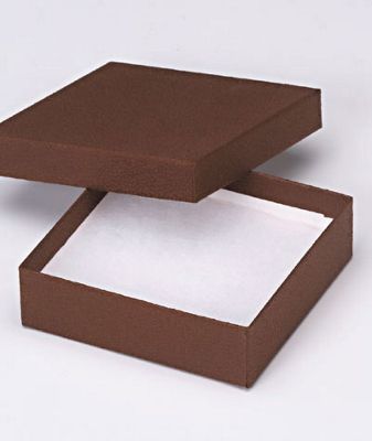 Cocoa Jewelry Boxes, 3 1/2 x 3 1/2 x 1' - Gifts Baskets Wholesale Supplies Shop