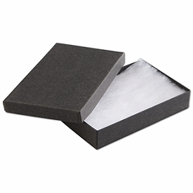 Black Jewelry Boxes, 5 7/16 x 3 1/2 x 1
