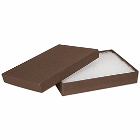 Cocoa Jewelry Boxes, 5 1/4 x 3 3/4 x 7/8