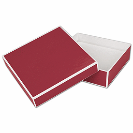 Bridge Red Jewelry Boxes, 5 x 5 x 1 1/2
