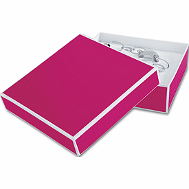 Fillmore Fuchsia Jewelry Boxes, 5 x 5 x 1 1/2