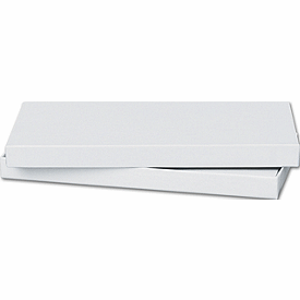 White Gift Certificate Boxes, 6 5/8 x 3 1/4 x 5/8
