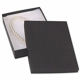 Black Jewelry Boxes, 7 x 5 x 1 1/4