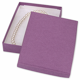 Purple Jewelry Boxes, 7 x 5 x 1 1/4