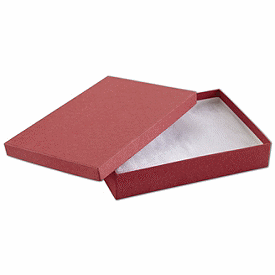 Red Jewelry Boxes, 7 x 5 x 1 1/4'