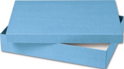 Blue Kraft Jewelry Boxes, 7 x 5 x 1 1/4' - Gifts Baskets Wholesale Supplies Shop