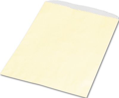 Cream Paper Merchandise Bags, 6 1/4 x 9 1/4' - Gifts Baskets Wholesale Supplies Shop