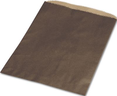 Chocolate Paper Merchandise Bags, 6 1/4 x 9 1/4' - Gifts Baskets Wholesale Supplies Shop