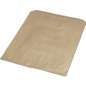 Kraft Paper Merchandise Bags, 6 1/4 x 9 1/4