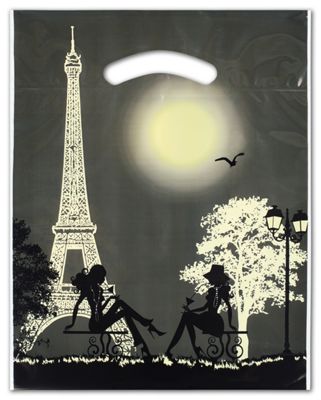 Paris Merchandise Bags, 9 x 11 1/2 + 2 Bottom Gusset
