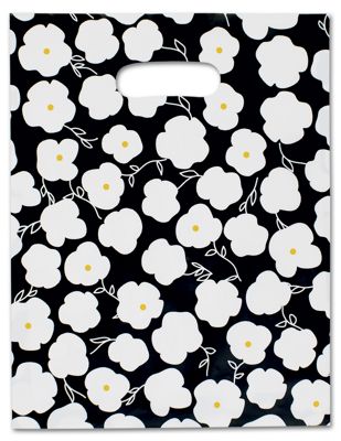 Martine Frosted High Density Merchandise Bags, 9 x 12' - Gifts Baskets Wholesale Supplies Shop