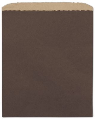 Chocolate Paper Merchandise Bags, 8 1/2 x 11' - Gifts Baskets Wholesale Supplies Shop