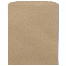 Kraft Paper Merchandise Bags, 8 1/2 x 11