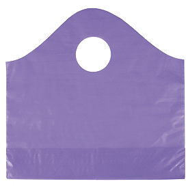 Grape Frosted Wave Merchandise Bags, 12 x 4 x 11
