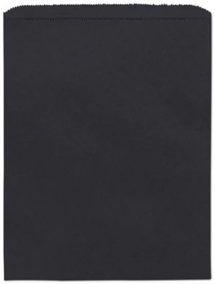Black Paper Merchandise Bags, 12 x 15