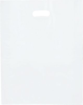 Clear Frosted High Density Merchandise Bags, 12 x 15' - Gifts Baskets Wholesale Supplies Shop