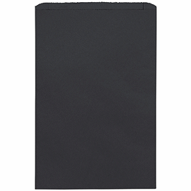 Black Paper Merchandise Bags, 14 x 3 x 21