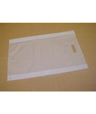 Clear Frosted High Density Merchandise Bags, 14 x 3 x 21' - Gifts Baskets Wholesale Supplies Shop