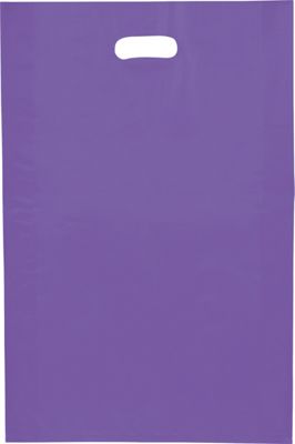 Grape Frosted High Density Merchandise Bags, 14 x 3 x 21' - Gifts Baskets Wholesale Supplies Shop