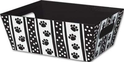 Polka Dot Paws Market Trays, 9 x 7 x 3 1/2' - Gifts Baskets Wholesale Supplies Shop