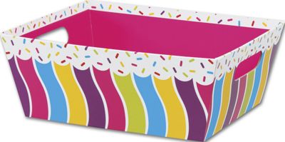 Candy Sprinkles Market Trays, 12 x 9 1/2 x 4 1/2' - Gifts Baskets Wholesale Supplies Shop