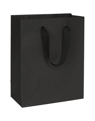 Broadway Black Manhattan Eco Euro-Shoppers, 8 x 4 x 10