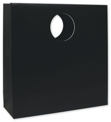 Black Out Mod Bag Medium Shoppers, 12 x 4 x 12' - Gifts Baskets Wholesale Supplies Shop