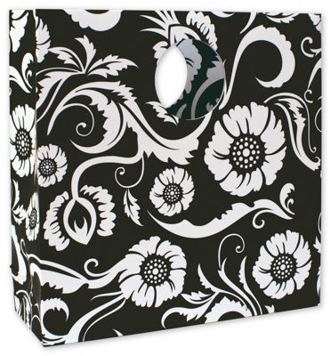 Bloomin' Love Mod Bag Medium Shoppers, 12 x 4 x 12' - Gifts Baskets Wholesale Supplies Shop