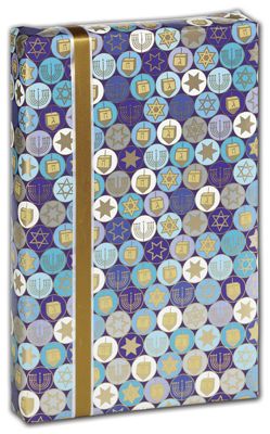 Hanukkah Gelt Gift Wrap, 30 x 208