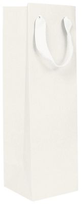 White Manhattan Eco Euro-Shopper Wine Bottle Bags - Gifts Baskets Wholesale Supplies Shop