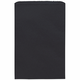 Black Paper Merchandise Bags, 12 x 2 3/4 x 18